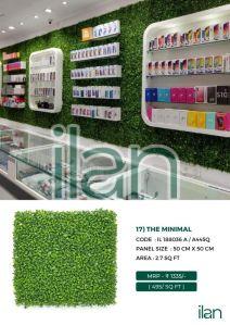 the minimal artificial green walls