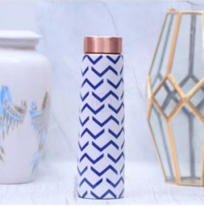 Blue Wave Copper Water Bottle