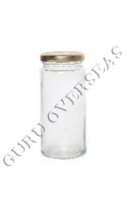 250 ML BAMBOO GLASS JAR