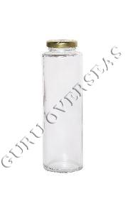 350 ML BAMBOO GLASS JAR