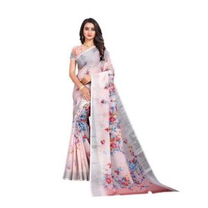 ladies printed saree