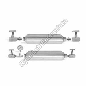 Stainless Steel Gas Sampling Bomb