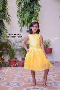 Girl Yellow Frock