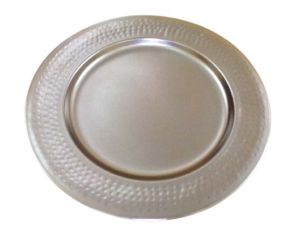 Decorative Silver charger plate