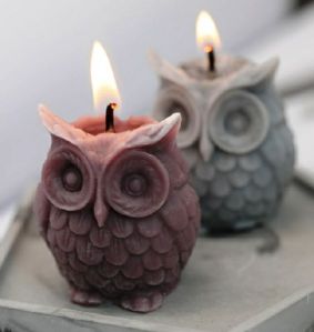 Owl Shape Candles