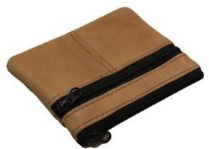 Brown Leather Coin Wallet