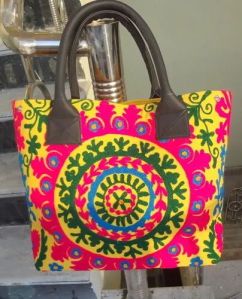 Suzani Embroidered Tote Bags