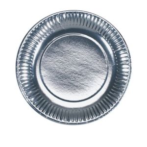 Coated Silver Paper Plates