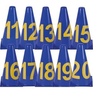 Plastic Numbered Marker Cones