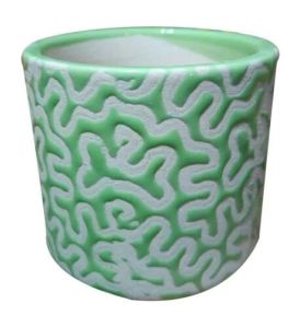 Printed Ceramic Flower Pot