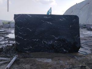 Black Rough Granite Blocks