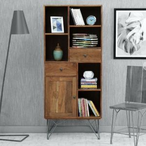 Acacia Wood Bookshelf