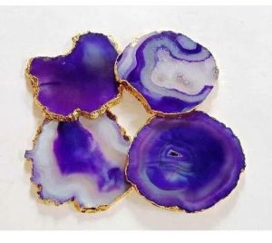 Purple Agate Slices