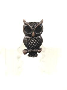 Cast Iron Small Owl Cabinet Knob