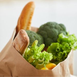 Paper Grocery Bag With Out Handles