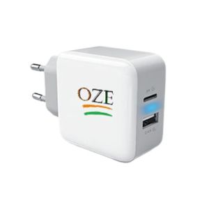 OZE 0.5 amp Dual USB Fast Mobile Charger ( White )
