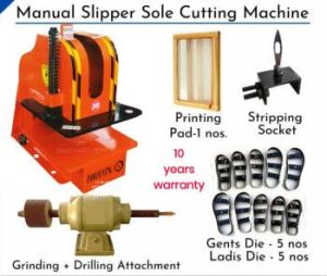 Manual slipper making machine