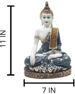 11x7 Inch Sitting Buddha Statue