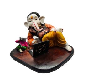 Ganesha with laptop