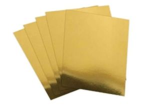 metallic paper sheet