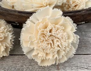 Carnation Sola Wood Flowers