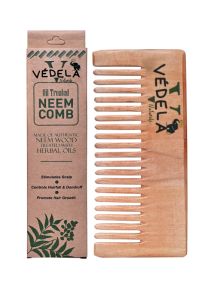 neem wood comb|vedela naturals Neem Wood Comb | Neem wood comb | Hair Growth, Hairfall, Dandruff Con