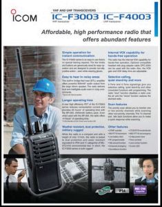 VHF And UHF Transceivers Walkie Talkie