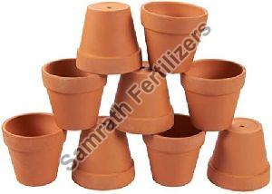 Round Clay Flower Pot