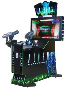 Arcade Alien Shooting Game Machine