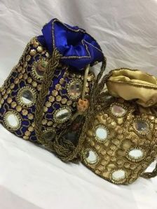 Handemed Silk Potli Bags