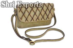 Full Grain Genuine Leather Latest Design Ladies Sling Bag ( 927)