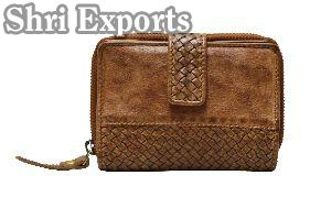 Full Grain Genuine Leather Wallet or Purse for Women & Girls (5093 B)