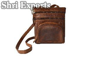 Genuine Leather Men\'s Sling Bag (865)