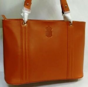 Ladies Brown Leather Handbags