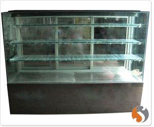 straight glass display counter