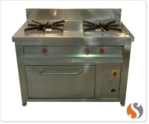 Electric Oven Two Burner Gas stove