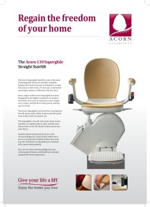 Stright Stair Lift