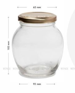 350ml Glass Matki Jar