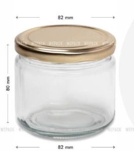 350ml Round Salsa Glass Jar