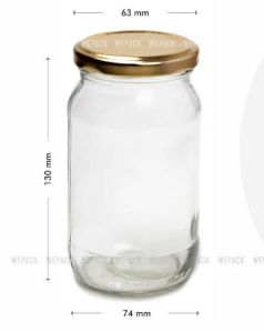 400ml Round Glass Jar