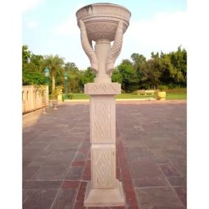 Pink Stone Column