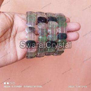 Multi fluorite crystal stone bracelet reiki healing