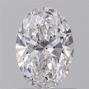 Oval Shaped 0.75ct D VS1 IGI Certified Lab Grown HPHT Diamond