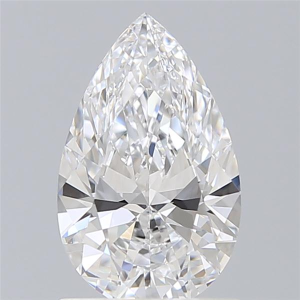 Pear Shaped 1.10ct D VVS2 IGI Certified Lab Grown HPHT Diamond