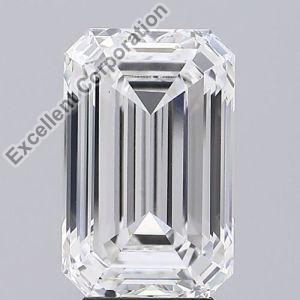 Emerald Shaped 5.05ct E VS1 IGI Certified Lab Grown CVD Diamond