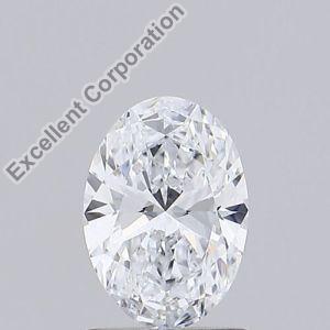 Oval Shaped 0.95ct D VVS2 IGI Certified Lab Grown HPHT Diamond