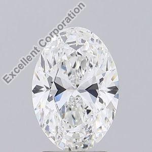Oval Shaped 2.25ct F VS1 IGI Certified Lab Grown CVD Diamond