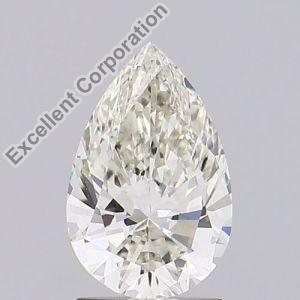 Pear Shaped 1.50ct I VVS1 IGI Certified Lab Grown CVD Diamond