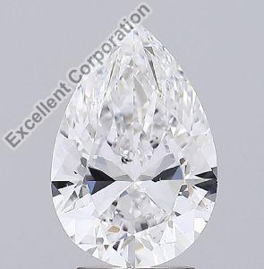 Pear Shaped 3.50ct E VS2 IGI Certified Lab Grown CVD Diamond