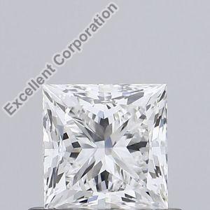 Princess Shaped 0.72ct F VS1 IGI Certified Lab Grown CVD Diamond